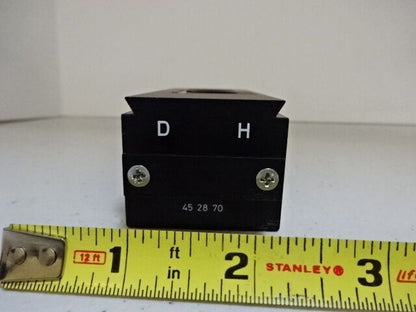 MICROSCOPE PART ZEISS GERMANY AXIOTRON BEAM SPLITTER 452870 OPTICS AS IS #AP-05