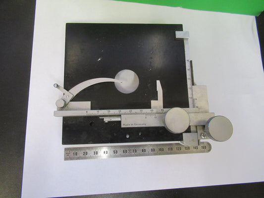 Antique Wetzlar Germany Xy Stage Table Microscope Part