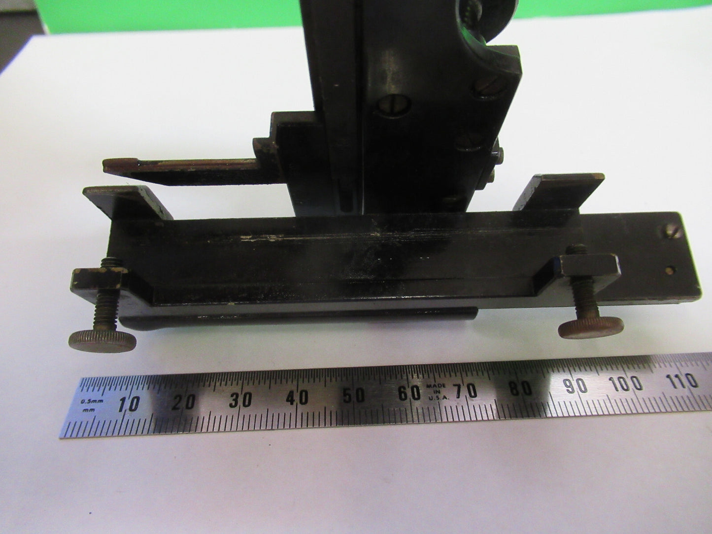 antique SPENCER STAGE XY CLIP WORKS FINE microscope part AS PICTURED #S9-B-69