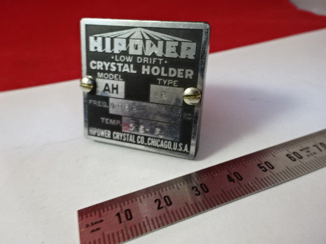 ANTIQUE HIPOWER CHICAGO RESONATOR QUARTZ CRYSTAL FREQUENCY CONTROL &W8-B-13