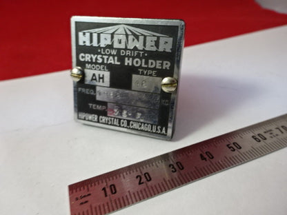 ANTIQUE HIPOWER CHICAGO RESONATOR QUARTZ CRYSTAL FREQUENCY CONTROL &W8-B-13