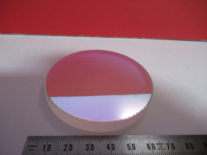 OPTICAL FLAT COATED FUSED SILICA PRO ZYGO LASER OPTICS AS PICTURED Q2-25