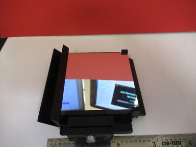OLYMPUS JAPAN FLAT MIRROR OPTICS ILLUMINA MICROSCOPE PART AS PICTURED &3-FT-X13