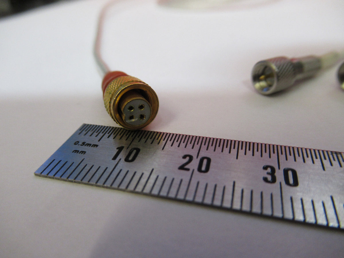 Cable 3 ft Triaxial 1/4-28 4 Pin 10-32's for Accelerometer