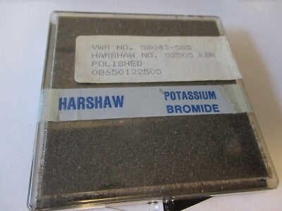 Harshaw IR Infrared KBr Optical Potassium Bromide Optics