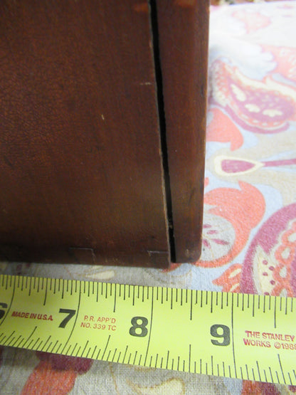 Empty Wood Cabinet for Antique Watson UK 1890s Microscope Part