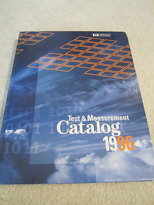 HP HEWLETT PACKARD TEST MEASUREMENT CATALOG 1996