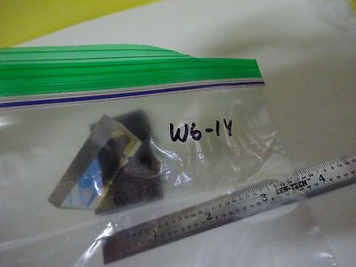 OPTICAL MOUNTED DICHROIC WEDGE MIRROR LASER OPTICS AS IS BIN#W6-14
