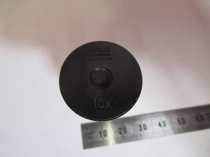WILD HEERBRUGG SWIISS 10X OKULAR-MIKROSKOPTEIL WIE ABGEBILDET &amp;S6-A-13 