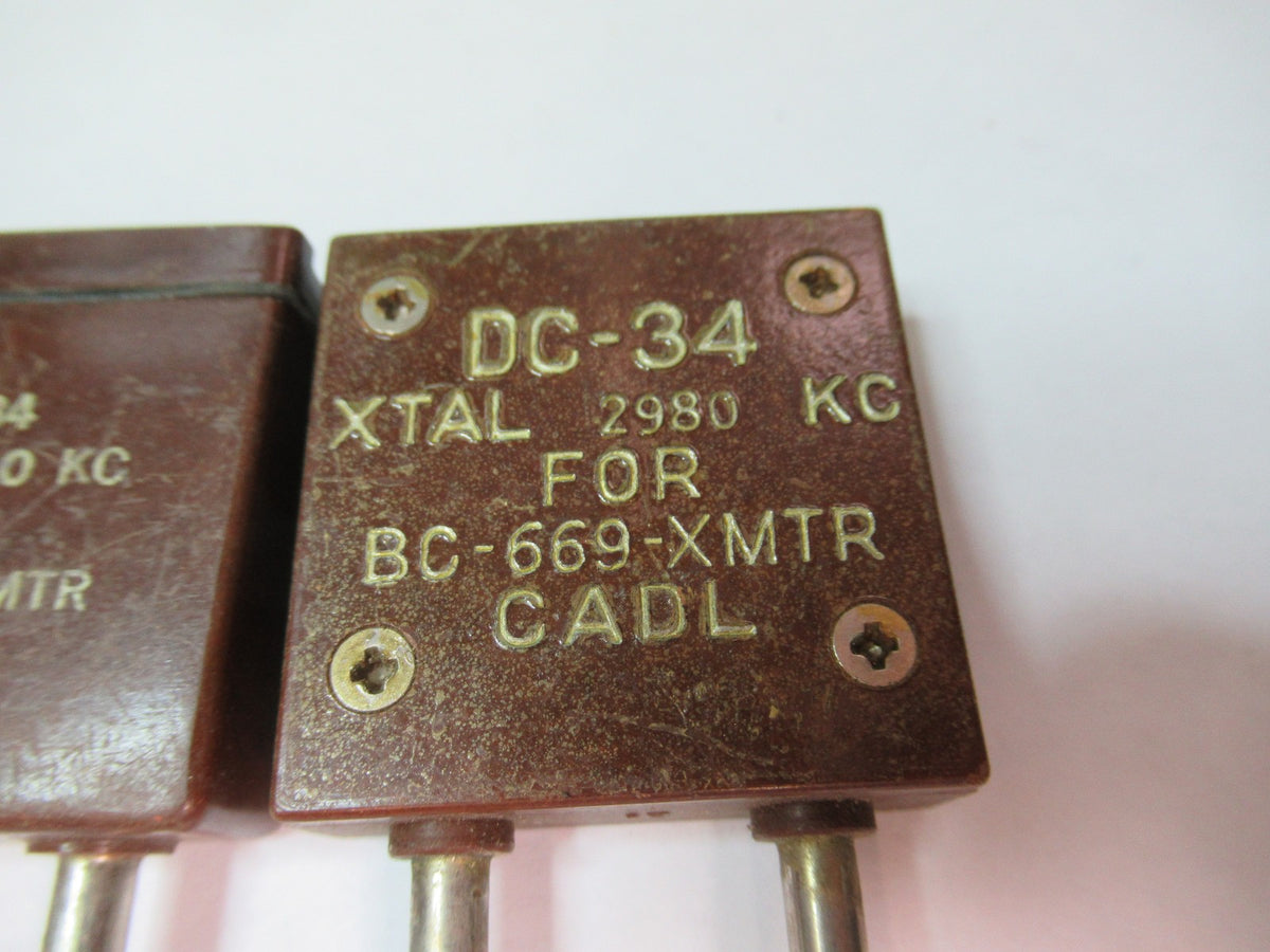 Antique Wwii Signal Corp Resonator Quartz Frequency Control