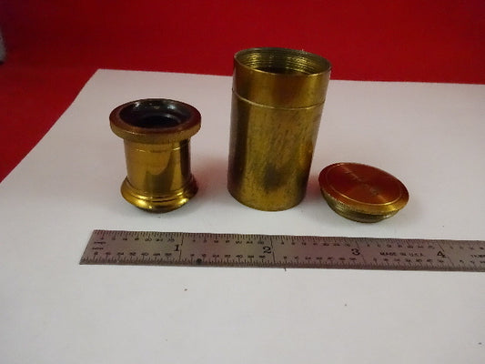 Microscope Part Antique Brass Wollaston Prism England [Dirty] Optics