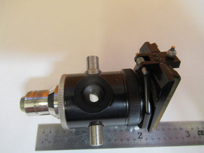 ANTIQUE RARE ZEISS OBJECTIVE 22 POL OPTICS MICROSCOPE PART AS PICTURED &A7-A-86