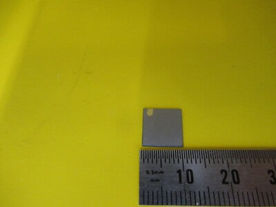 Sapphire Mini Wafer Coated with Platinum Metal Very Nice