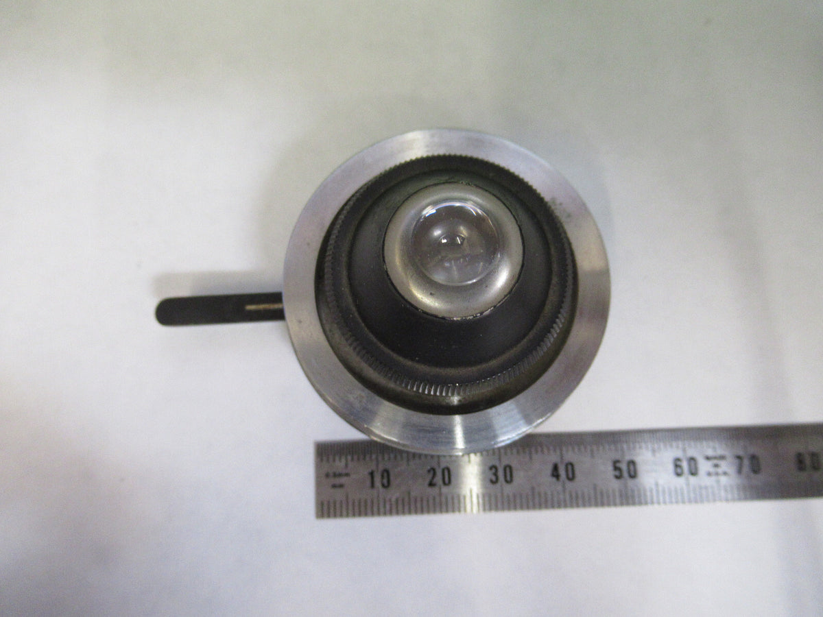 SPENCER AO CONDENSER + IRIS ANTIQUE STAGE MICROSCOPE PART AS PICTURED X9-B-10