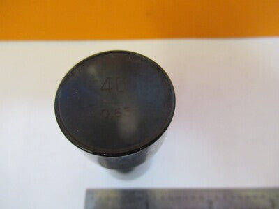 ANTIQUE BRASS EMPTY OBJECTIVE CAN CARL ZEISS MICROSCOPE PART AS PIC &7B-B-101