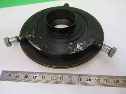 AO AMERICAN OPTICS POL STAGE TABLE MICROSCOPE PART AS PICTURED F4-B-28