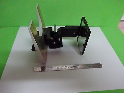 MICROSCOPE PART POLYVAR REICHERT LEICA MIRROR ASSEMBLY OPTICS AS IS BIN#W2-07