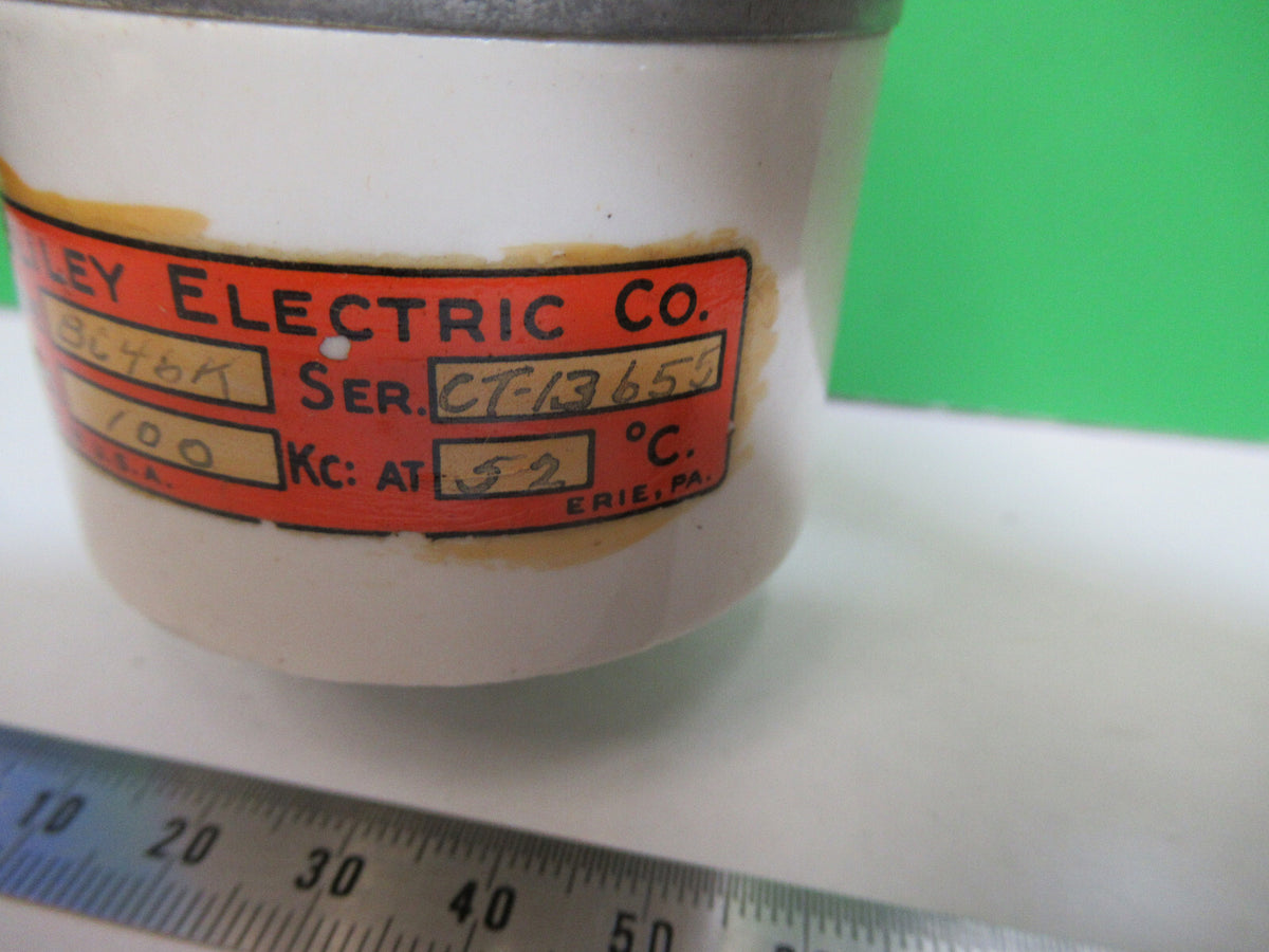 Vintage 1940's Quartz Crystal Bliley Electric Co. BC46H Frequency 100 Kc