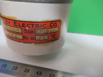Vintage 1940's Quartz Crystal Bliley Electric Co. BC46H Frequency 100 Kc
