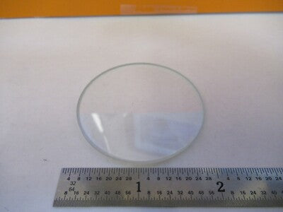 OPTICAL PLANO GLASS ROUND PLATE OPTICS AS PICTURED &3K-A-15