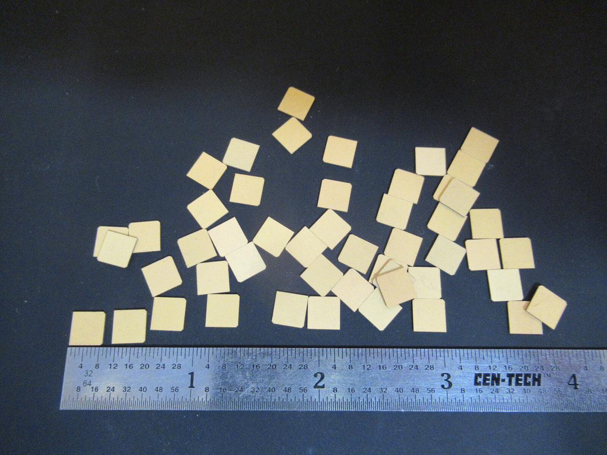 Lot Y-cut Gold Plated Quartz Piezoelectric Blanks Ultrasonic Sensor