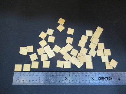 Lot Y-cut Gold Plated Quartz Piezoelectric Blanks Ultrasonic Sensor