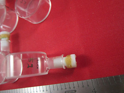 LOT 6 EA CHEMICAL SPECTRAL CUVETTES SILICA MADE in ENGLAND SPECTROMETER UV