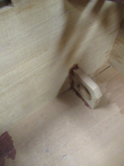 Empty Wood Cabinet for Antique Watson UK 1890s Microscope Part