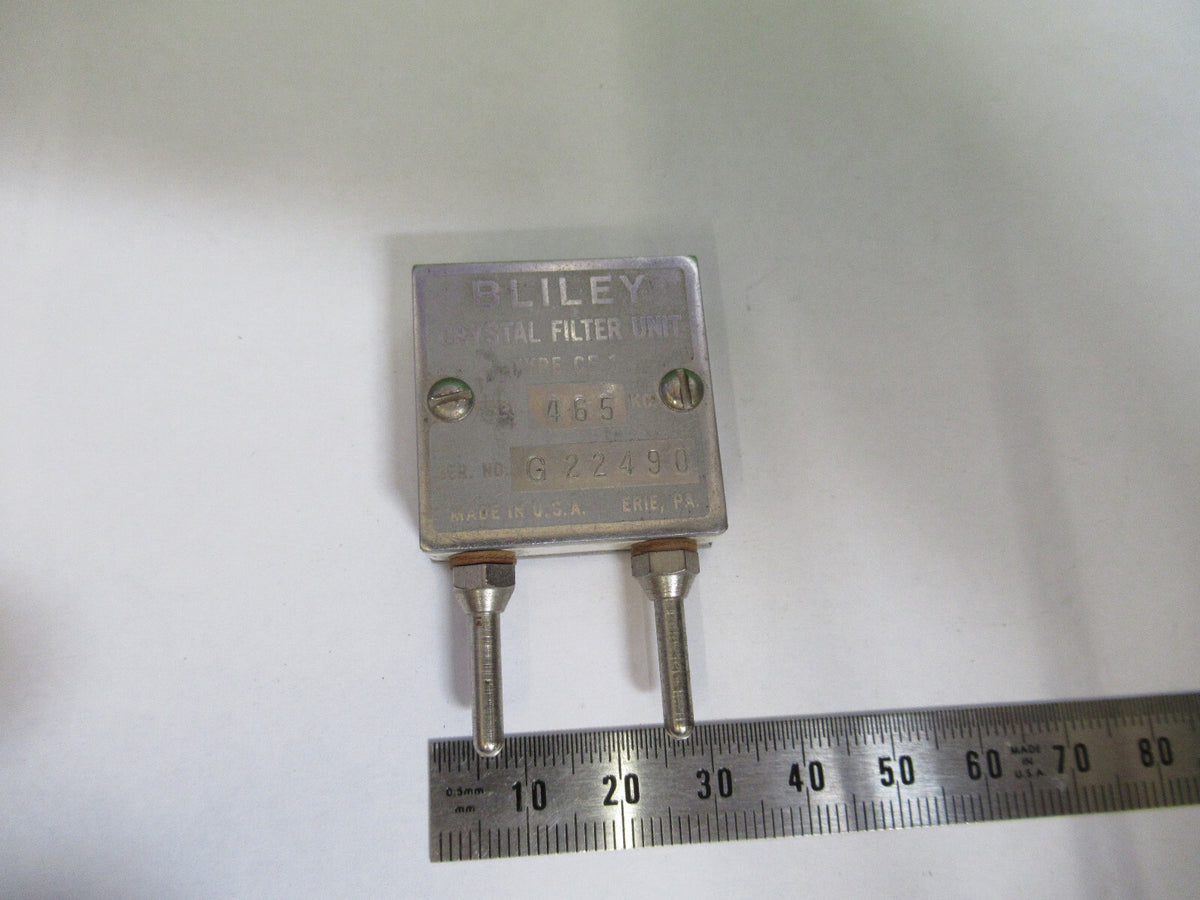 Antique Bliley Electric Co. Quartz Crystal Filter CF1 465 Kc