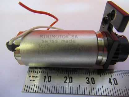 SWISS MINI MOTOR LEITZ MICROSCOPE ROBOTICS MECHATRONICS AS PICTURED S4-B-94