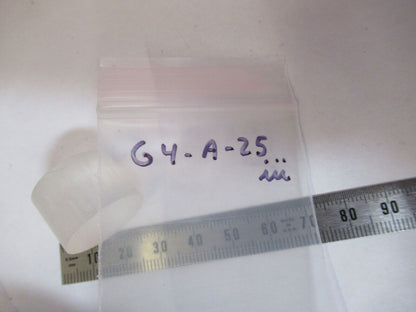 OPTICAL CYLINDER FROSTED BK7 GLASS PREFORM OPTICS  AS PICTURED G4-A-25