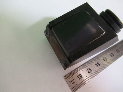 ANTIQUE BAUSCH LOMB PRISM HEAD OPTICS MICROSCOPE PART AS PICTURED S4-B-07