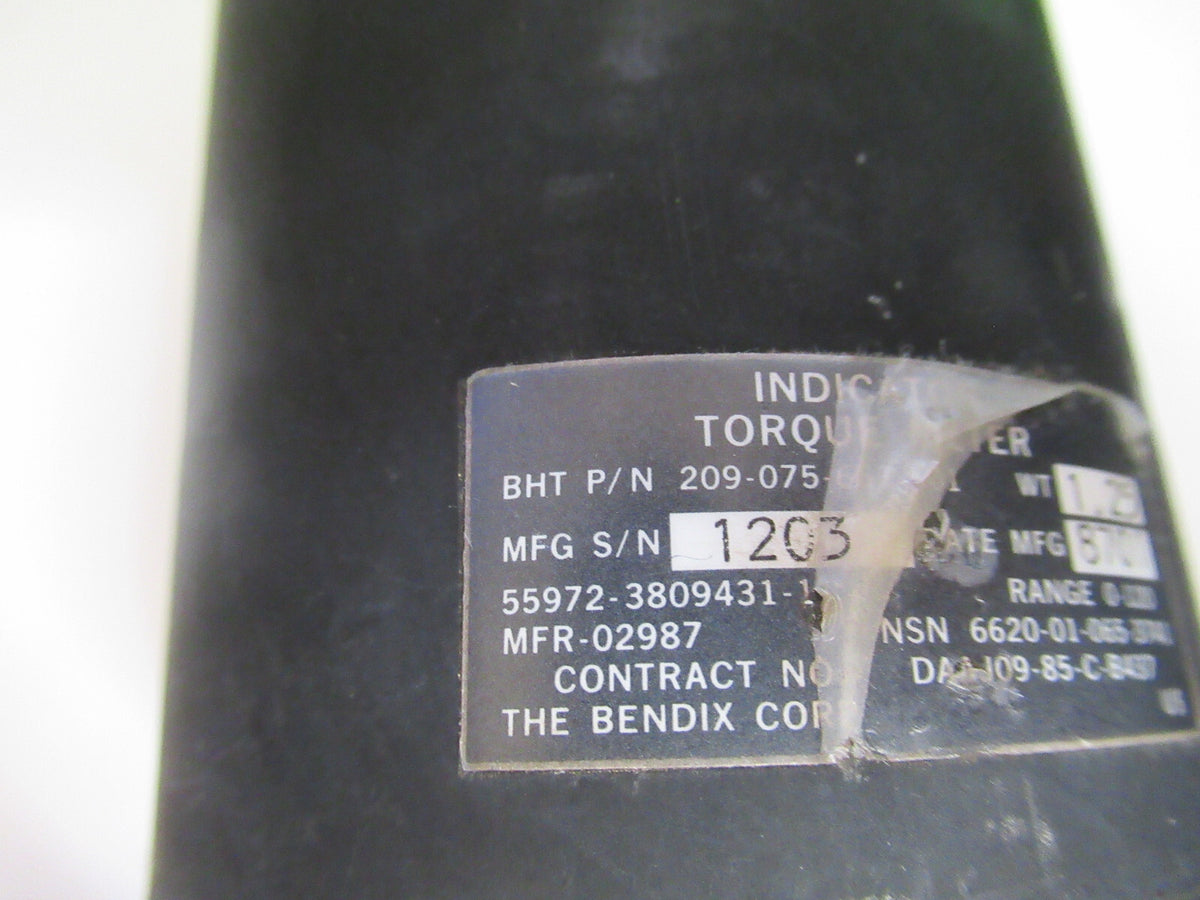 AIRCRAFT PART BELL COBRA 209-075-657-101 INDICATOR TORQUE AS PICTURED X4-A-54
