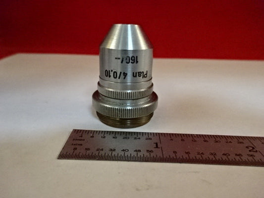 Microscope Part Objective Reichert Austria 4X Optics