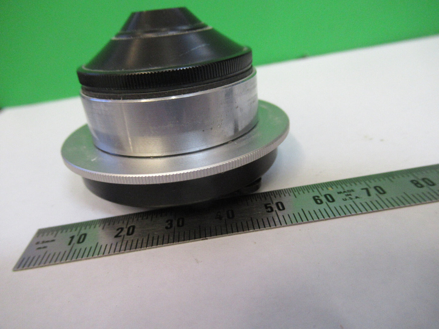 MICROSCOPE PART BAUSCH LOMB CONDENSER IRIS ASSEMBL OPTICS AS PICTURED  #G2-A-60