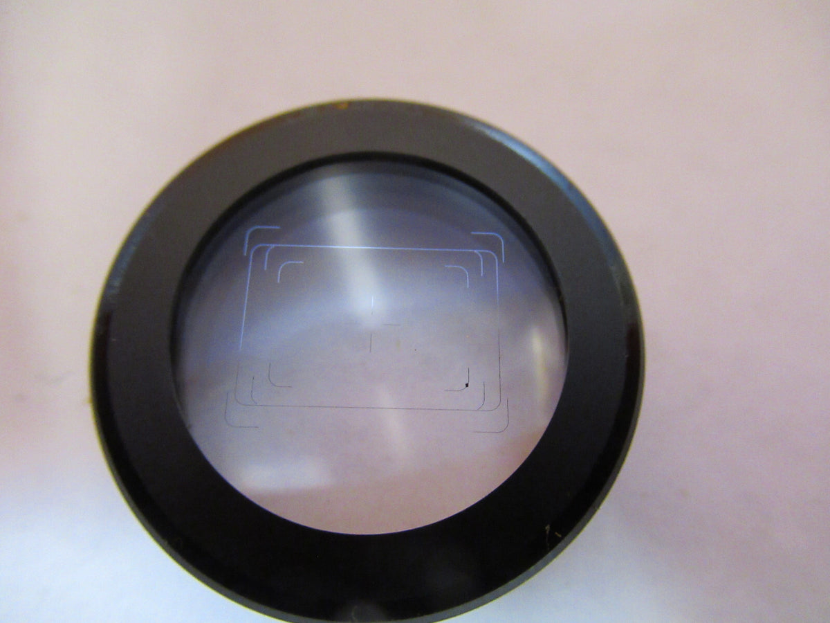 OLYMPUS JAPAN PHOTO RETICLE FRAME OPTICS MICROSCOPE PART AS PICTURED 72-C-12