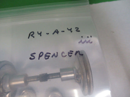 VINTAGE SPENCER AO KNOBS SET ASSEMBLY MICROSCOPE PART AS PICTURED &R4-A-42