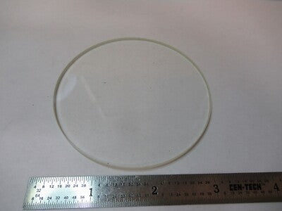 GLASS STAGE PLATE MICROSCOPE PART OPTICS AS PICTURED &7B-B-199