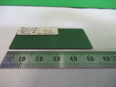 GLASS SLIDE COATED GERMANIUM THIN FILM 9,000 ANGSTROMS  AS PICTURED Z1-A-12