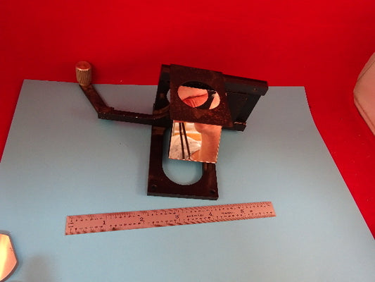 Ernst Leitz Wetzlar Germany Lower Mirror Bright Microscope Part Optics