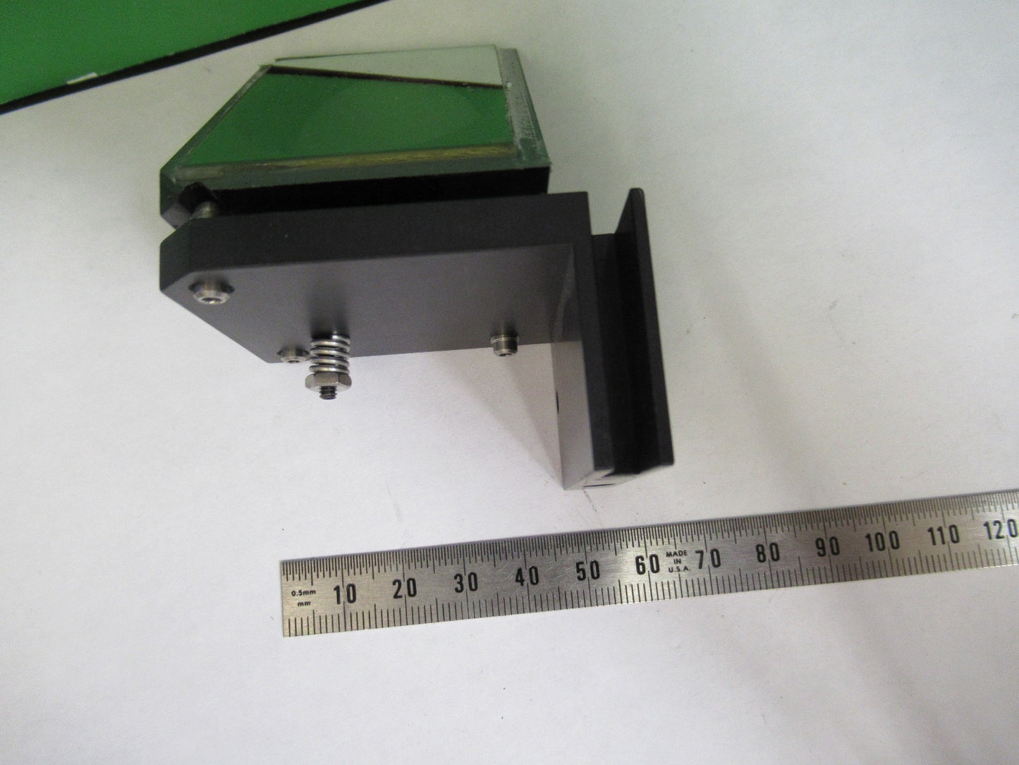OLYMPUS JAPAN MOUNTED BEAM SPLITTER OPTICS MICROSCOPE PART AS PICTURED T6-B-13