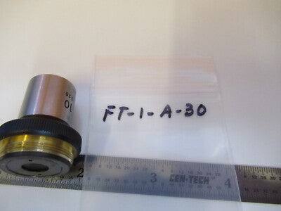 NIKON JAPAN OBJECTIVE 10X OPTICS MICROSCOPE PART AS PICTURED &FT-1-A-30