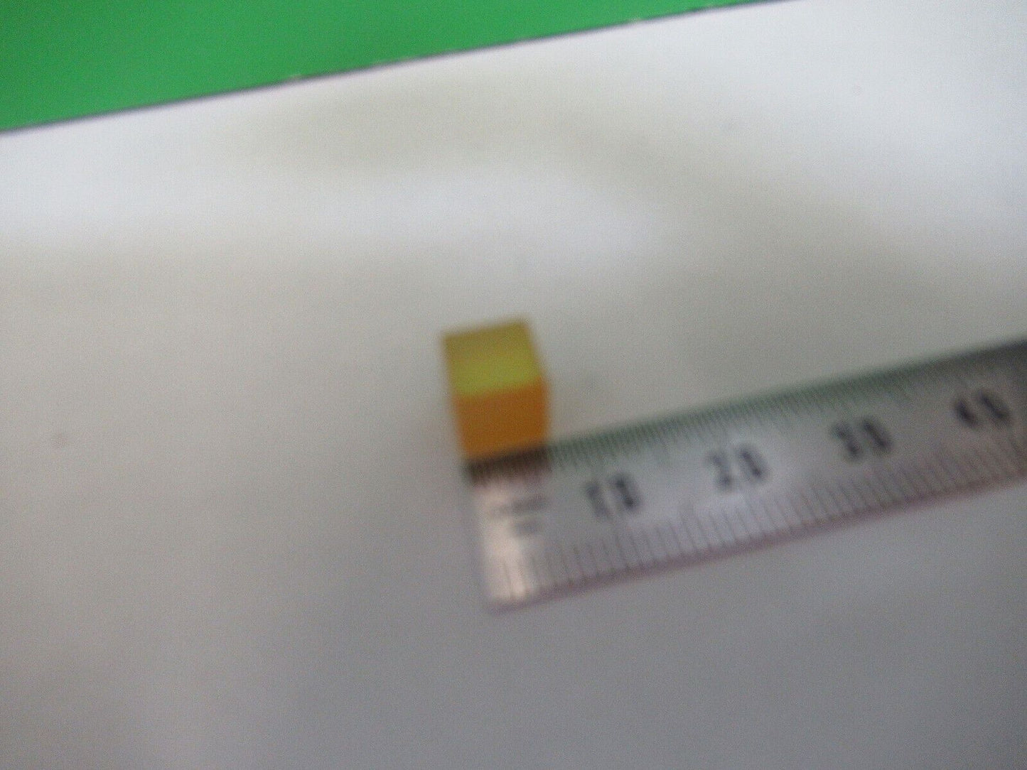 IR OPTICAL INFRARED OPTICS ZnSe CUBE LENS LASER OPTICS AS IS #Z5-A-62