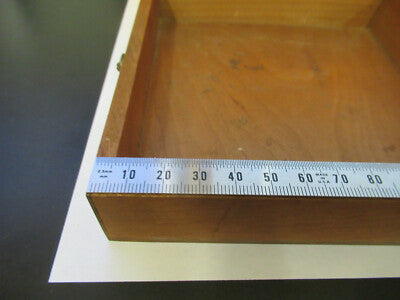 Antique Bausch & Lomb Wood Drawer for cabinet Microscope Part