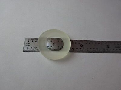 OPTICAL BI CONCAVE MIL SPEC LENS PRÄZISIONSLASEROPTIK WIE BESEHEN #Q3-A-42