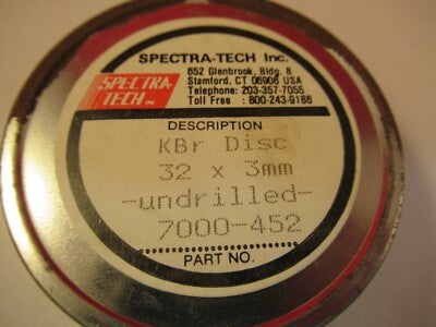 Optical Infrared KBr Potassium Bromide Pro Laser Optics