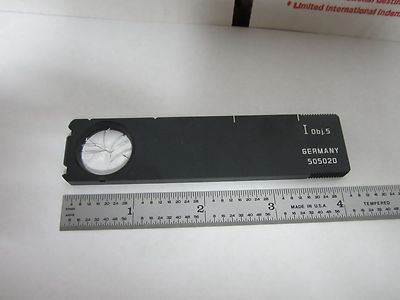 FÜR TEILE MIKROSKOP-OBJEKTTRÄGER LEITZ GERMANY 505020 AS IS OPTICS BIN#N6-07