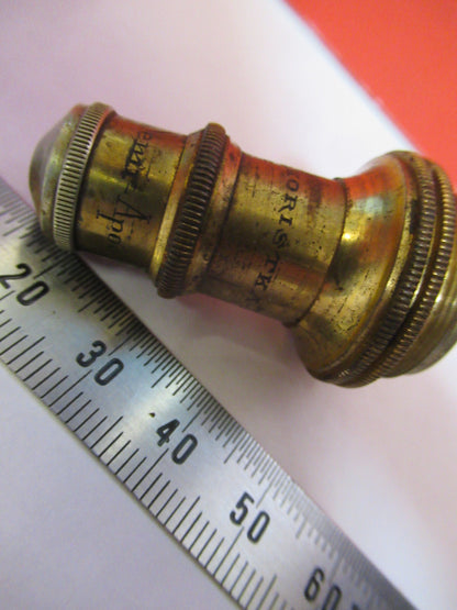 Antique Brass Koristka Italy Objective 8 Microscope Part