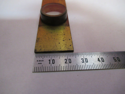 ANTIQUE BRASS COMPRESSORIUM STAGE LONDON MICROSCOPE PART AS PICTURED F8-A-39