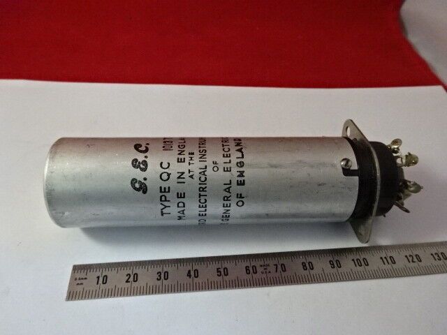 ANTIQUE GEC ENGLAND 1 MHz UK QUARTZ CRYSTAL FREQUENCY CONTROL &W8-B-20